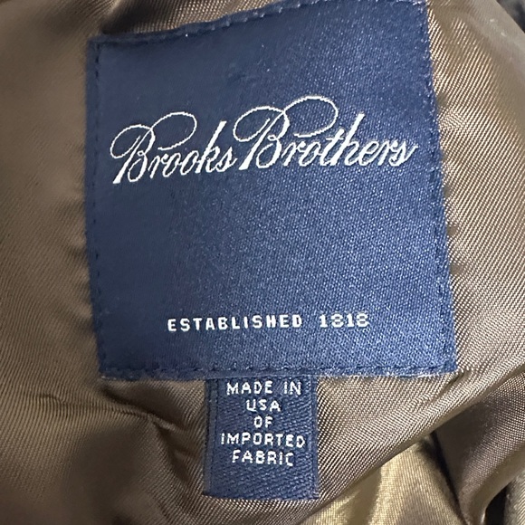 Brooks Brothers Men’s Classic Trench Coat Olive Green Removable Wool Lining XL - Picture 2 of 6